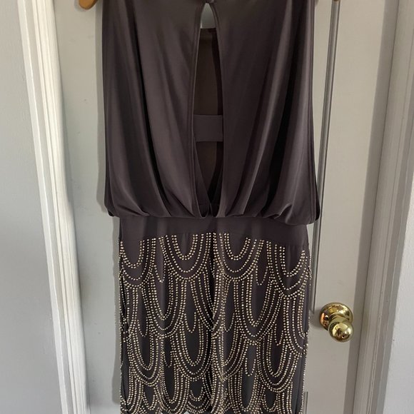 NWT Cache Dress with Beading - Picture 4 of 5